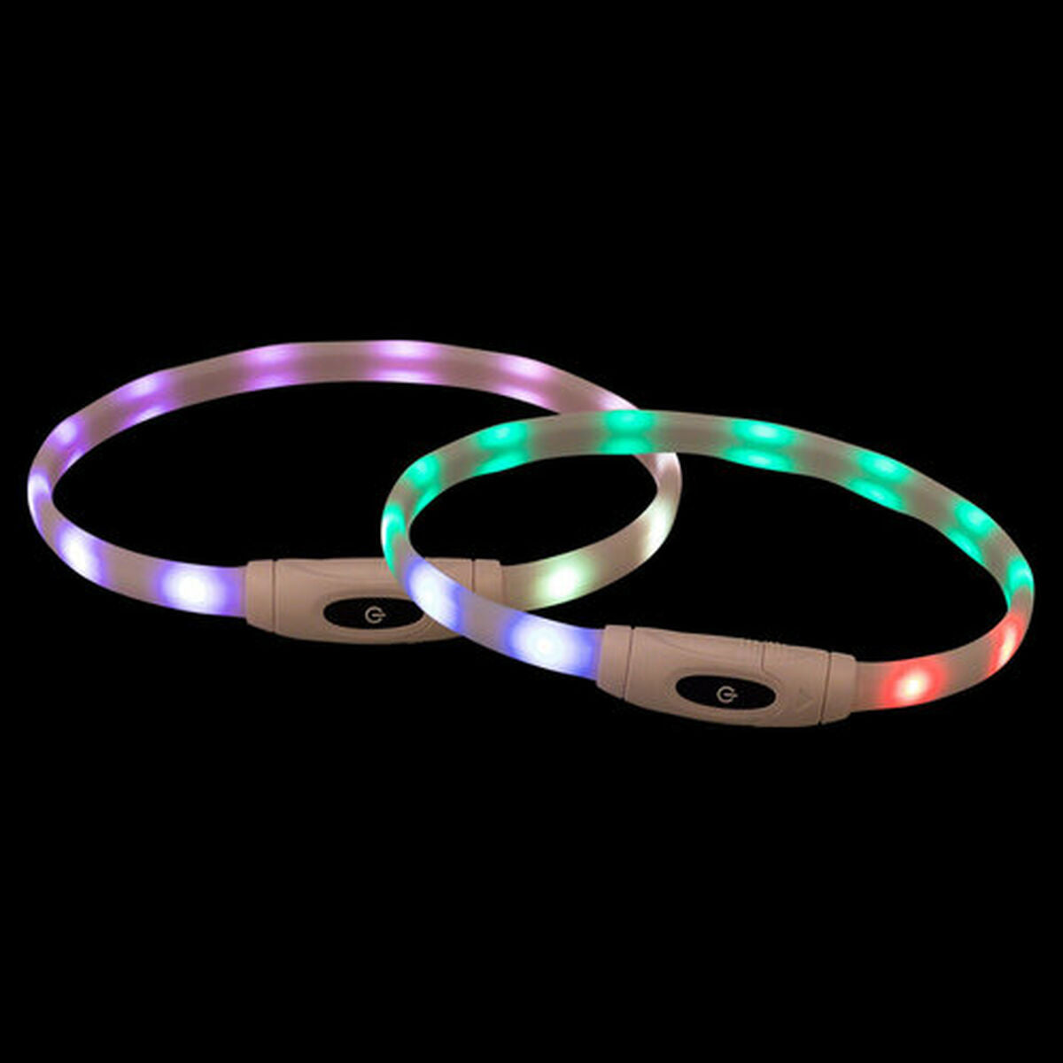 LED-Halsband für Haustiere Trixie Bunt Silikon Kunststoff – Produktansicht 3