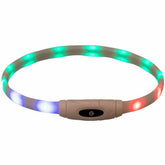 LED-Halsband für Haustiere Trixie Bunt Silikon Kunststoff – Produktansicht 1