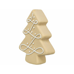 Beiges TRIXIE-Weihnachtsbaum-Spielzeug aus Latex schräg von der Seite