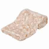 Beige TRIXIE-Cosy-Decke mit Pfotenmuster in größerer Ansicht