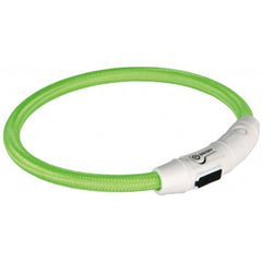 LED-Halsband für Haustiere Trixie Flash USB grün – Produktansicht 2