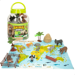 Tierfiguren Colorbaby 19 Stücke Dschungel Kunststoff 14 x 6 x 5 cm (6 Stück) – Ben's Kids – Produktansicht 2