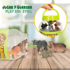 Tierfiguren Colorbaby 19 Stücke Dschungel Kunststoff 14 x 6 x 5 cm (6 Stück) – Ben's Kids – Produktansicht 6