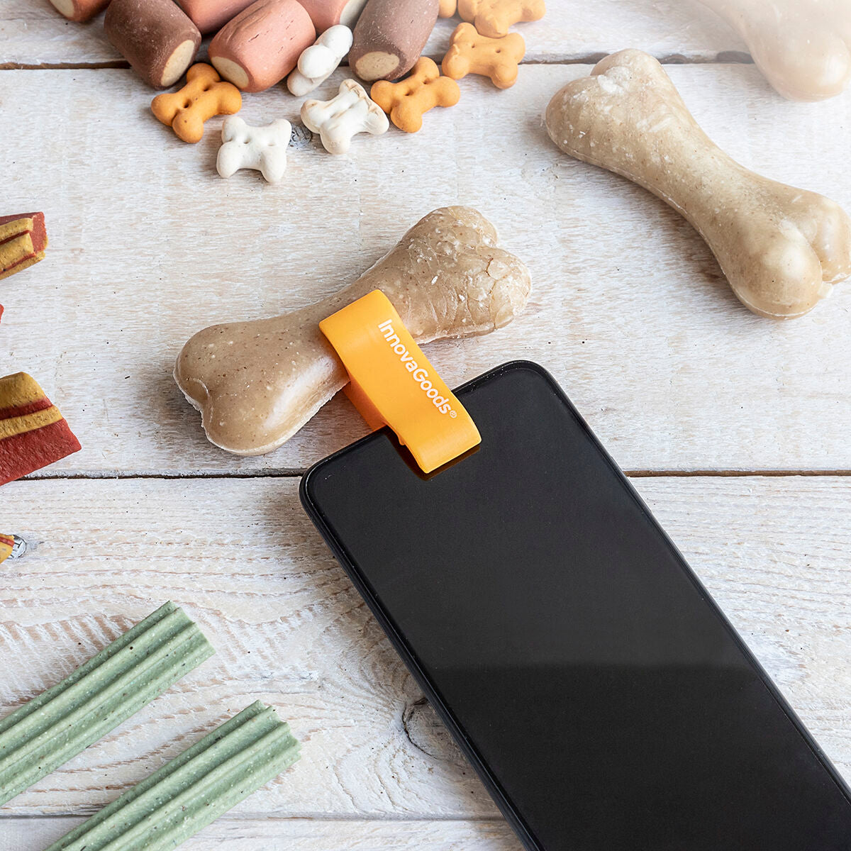 Pack Klammer für Selfies mit Haustieren und Hängematte für Katzen InnovaGoods – Produktansicht 5