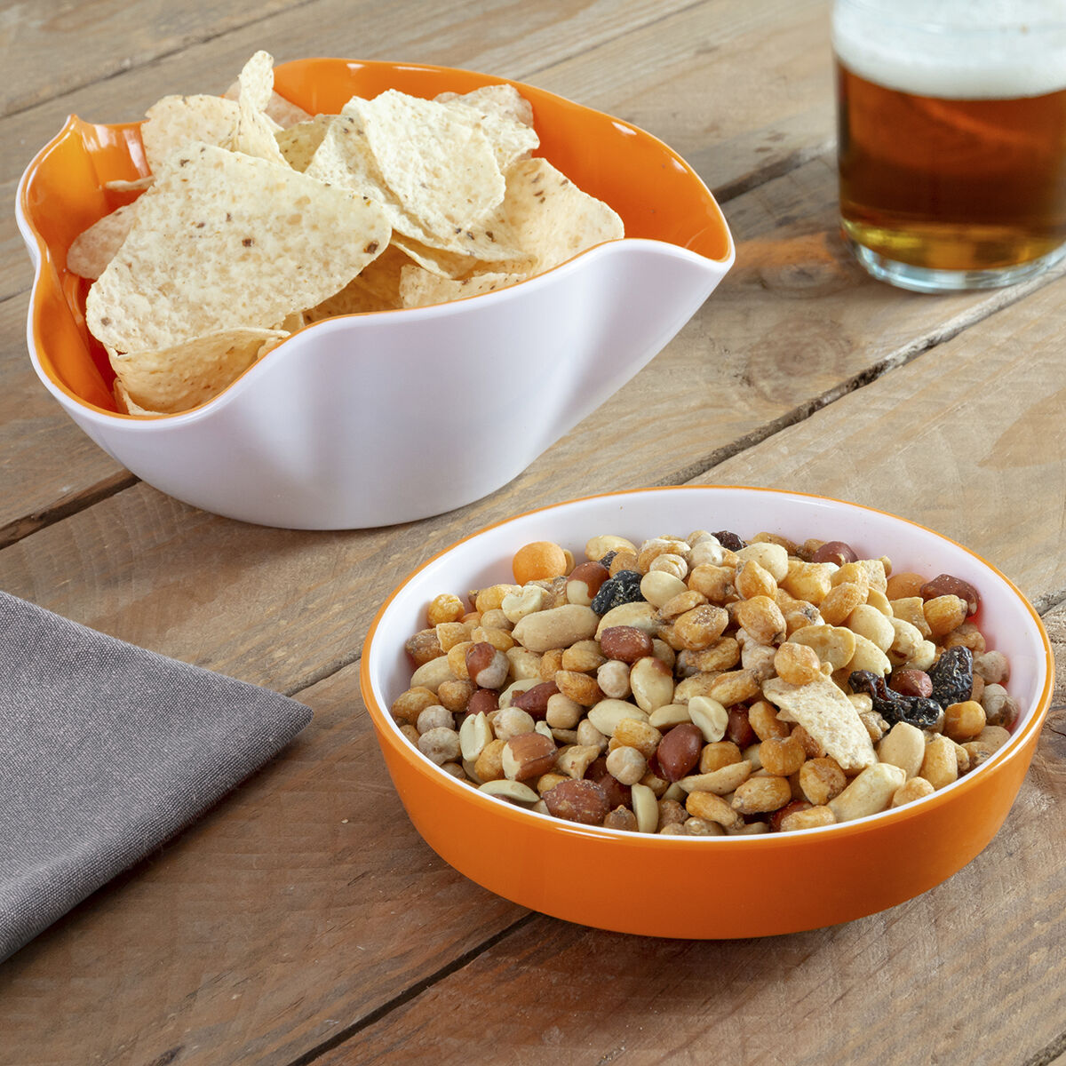 Set aus Schalen für Snacks 2 in 1 und Getränkespender kühlend InnovaGoods – Produktansicht 5