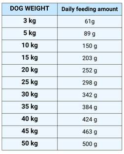 VivaVita Adult Active Hundefutter 15 kg – Fütterungshinweis 2