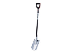 MTF Elite Spitzspaten mit hellem spitzem Blatt und schwarz-grauem D-Griff-Stiel