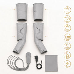 Maspres-Set mit vier Manschetten, Schläuchen, Steuergerät, Netzadapter und Beutel