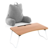 Set Klapptisch Beistelltisch & Lesekissen mit Armlehnen InnovaGoods – Produktansicht 1