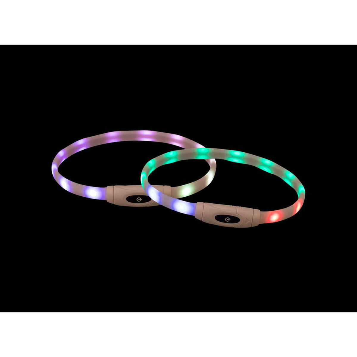 LED-Halsband für Haustiere Trixie Bunt Silikon Kunststoff – Produktansicht 2