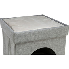Katzenhöhle Trixie Kimy Hellgrau 76 x 72 x 37 cm – Produktansicht 4