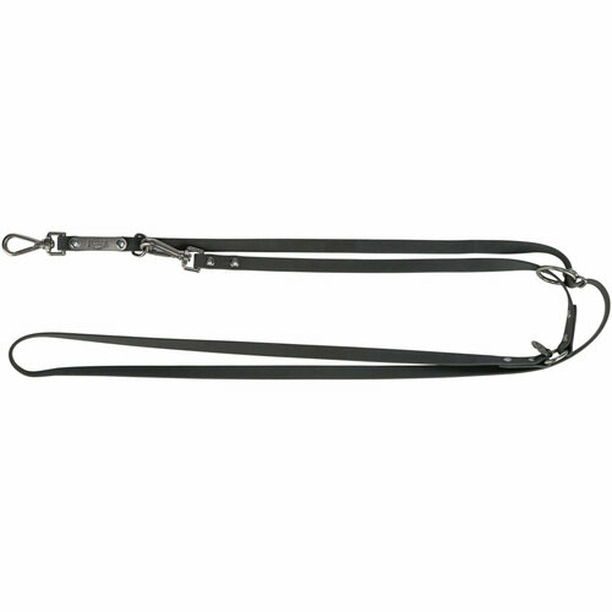 Verstellbare Hundeleine Trixie CityStyle Schwarz S/M – Produktansicht 2