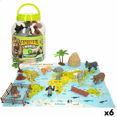 Tierfiguren Colorbaby 19 Stücke Dschungel Kunststoff 14 x 6 x 5 cm (6 Stück) – Ben's Kids – Produktansicht 1