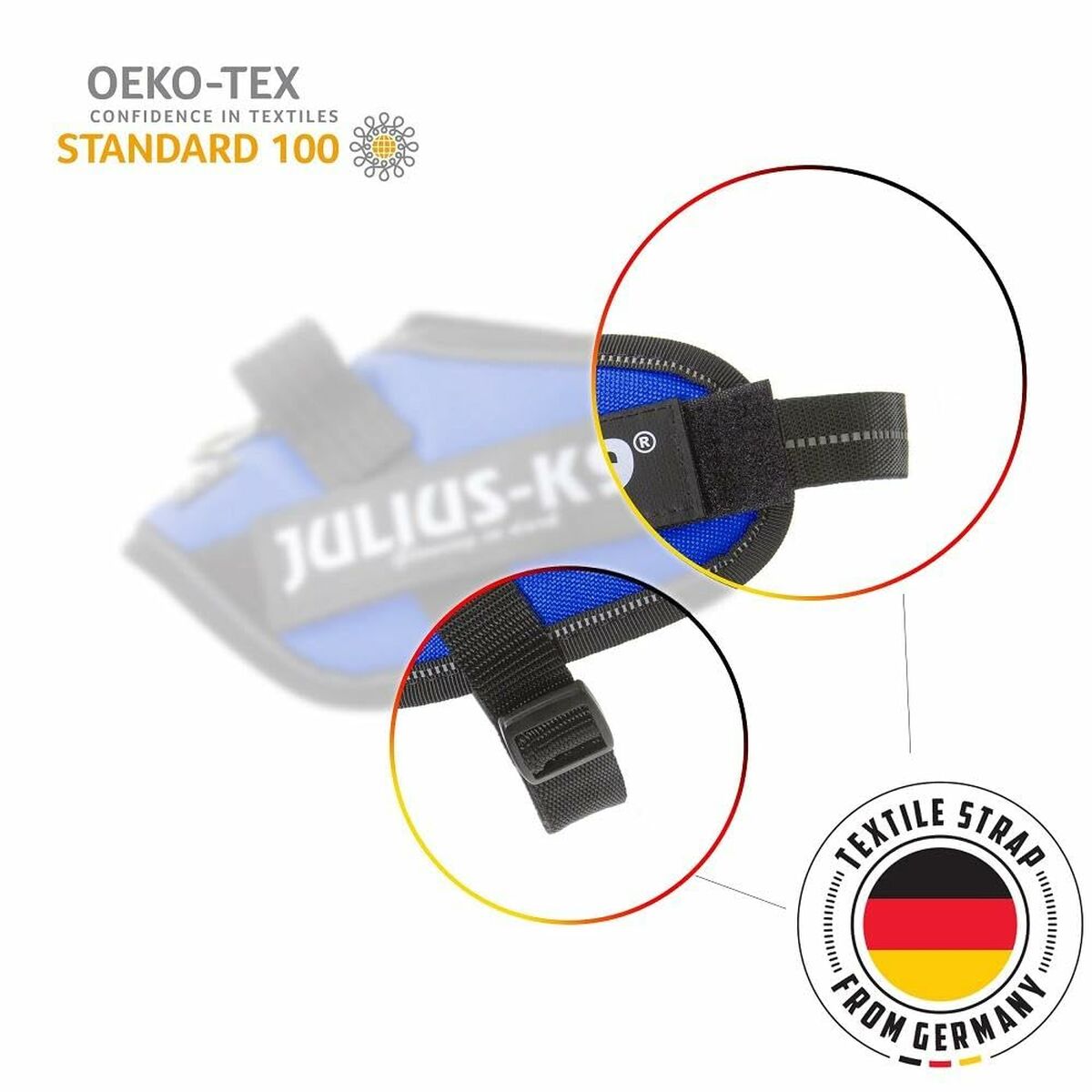 Hundegeschirr Julius K9 IDC Schwarz L/XL 2 – Produktansicht 6