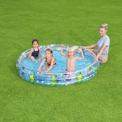 Bestway Kinder Aufblasbarer Pool 3 Ringe Transparent Meeresleben 183x33 cm +2 Jahre Garten 51005 – Ben's Garden – Produktansicht 3