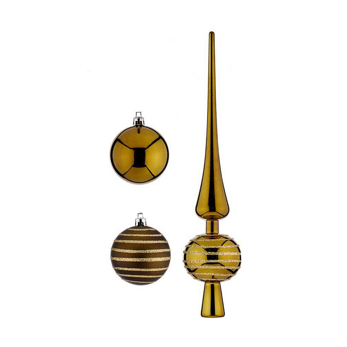 Weihnachtsschmuck Krist+ grün PVC Dekoration zum Aufhängen 19 Stücke – Produktansicht 1