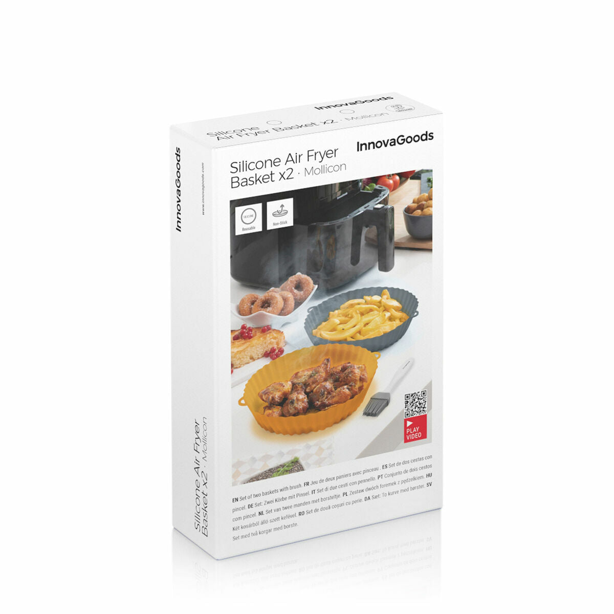 Verpackung des Mollicon Silikonformen-Sets