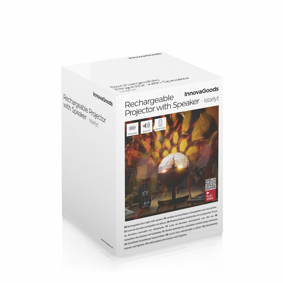 Kartonverpackung des Istarlyt-LED-Projektors