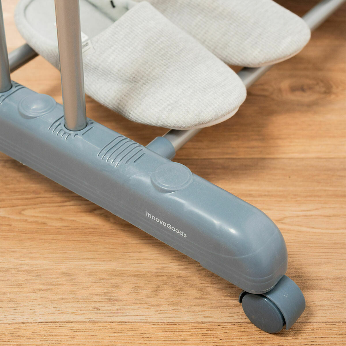 Pack Vertikaler klappbarer Wäscheständer mit Rädern und Wäschefaltbrett InnovaGoods – Produktansicht 5