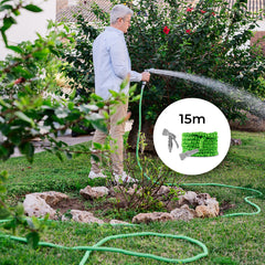 Pack 8-in-1-Hochdruck-Wasserspritze mit Tank und Ausziehbarer Gartenschlauch InnovaGoods – Produktansicht 2