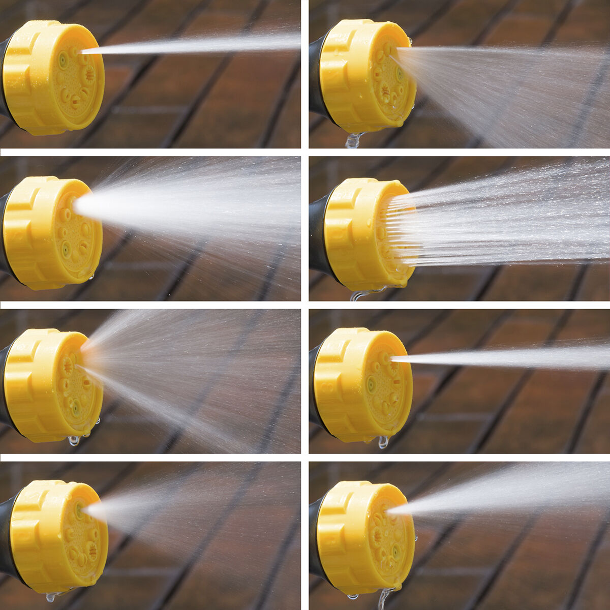 Pack 8-in-1-Hochdruck-Wasserspritze mit Tank und Ausziehbarer Gartenschlauch InnovaGoods – Produktansicht 6