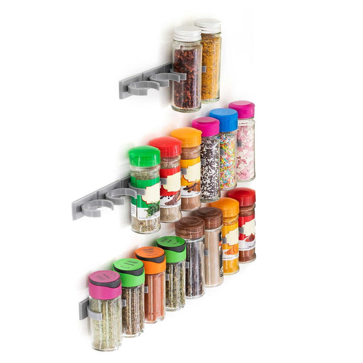 Gewürz Organizer Set Selbstklebend & Teilbar InnovaGoods (2 Stück) – Produktansicht 8