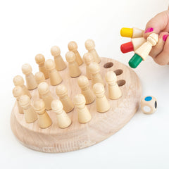 Holz Memory-Schach & Festungsbau-Set für Kinder InnovaGoods – Produktansicht 4