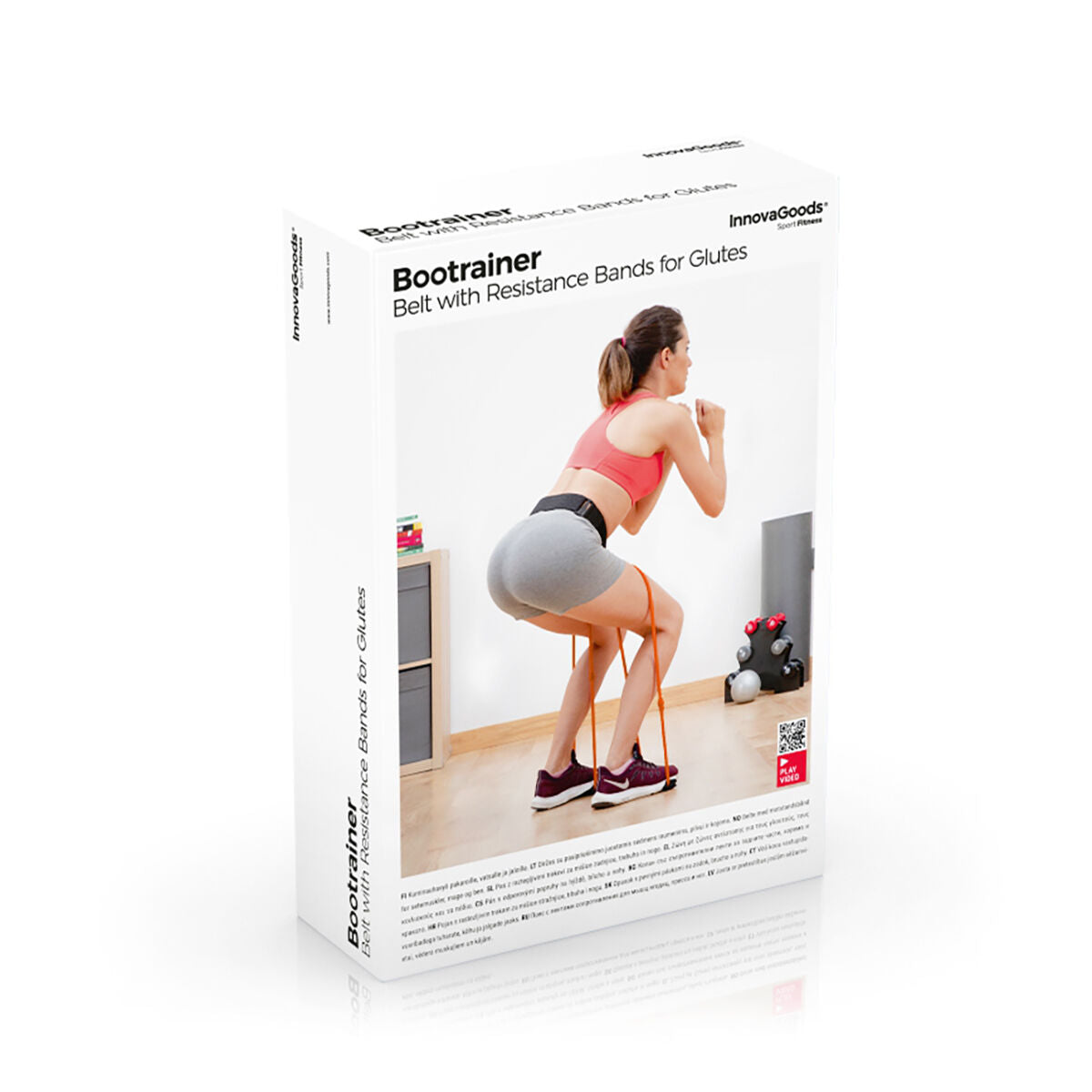 Set Vibrationsplatte mit Lautsprecher, Fernbedienung und Gürtel mit Widerstandsbändern InnovaGoods – Produktansicht 9