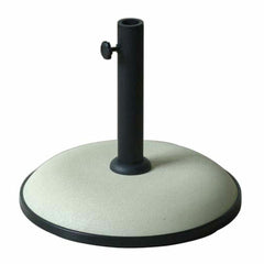 Marbueno Sonnenschirmbasis Rund Beton 41,5x35 cm 15KG Weiß Garten, Pool, Terrasse – Produktansicht 1