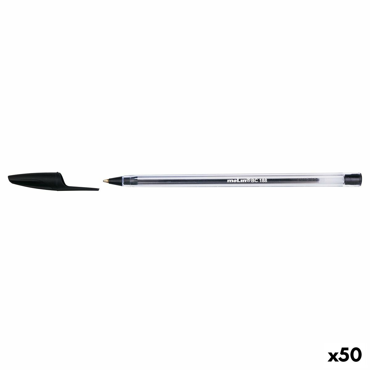Stift Molin BC188 Kristall 1 mm Schwarz (50 Stück) – Ben's Kids – Produktansicht 1