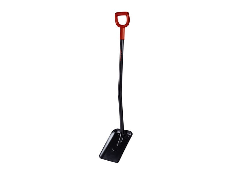 MTF Original Flachschaufel mit schwarzem Schaufelblatt und rotem D-Griff