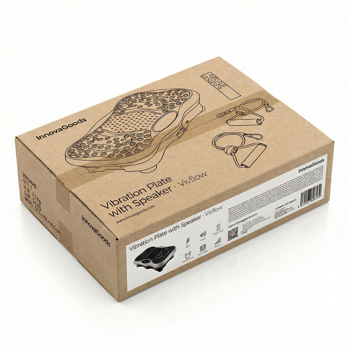Kartonverpackung der Vivflow-Vibrationsplatte